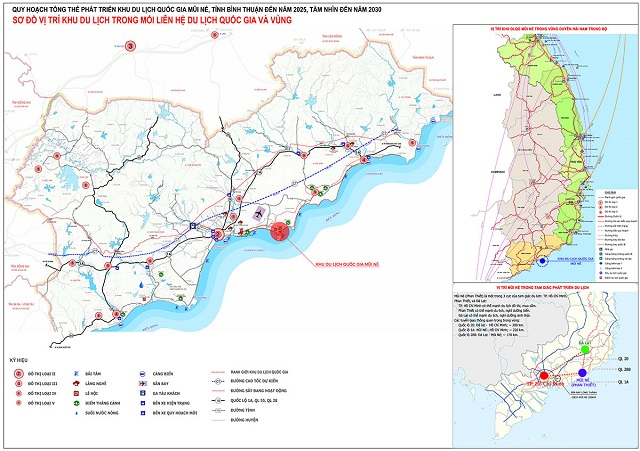 Bản đồ quy hoạch Mũi Né Phan Thiết đến năm 2025
