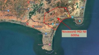 Dự án Novaworld Mũi Né nằm ở vị trí gần biển rất thuận lợi
