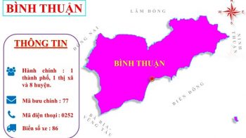 Tỉnh Bình Thuận có vị trí địa lý thuận lợi cho phát triển kinh tế và du lịch